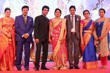Hero Aadi Wedding Reception Photos